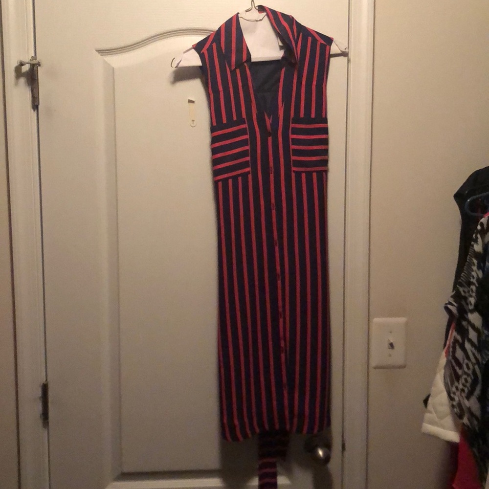 Express button down dress